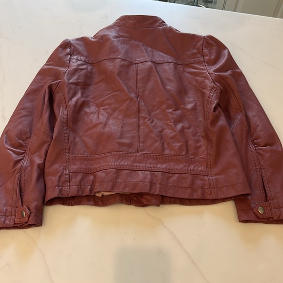 Rebecca Taylor Garment Washed leather jacket - Picture 5 of 7